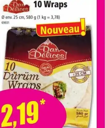 Norma 10 wraps offre