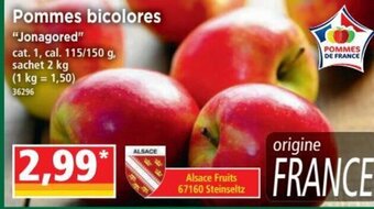 Norma Pommes bicolores offre