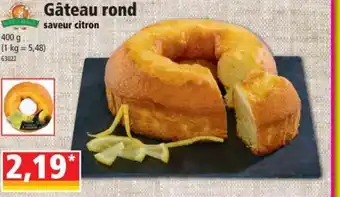Norma Gâteau rond offre