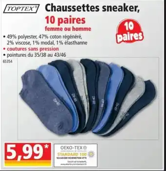 Norma Chaussettes sneaker offre