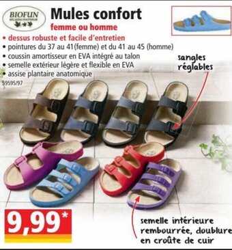 Norma Mules confort offre