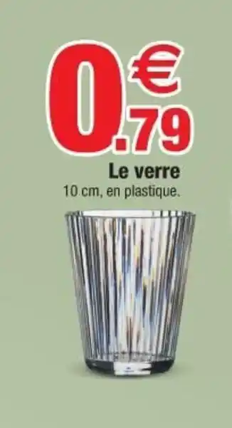 Bazarland Le verre offre