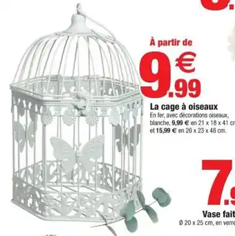 Bazarland Le cage à oiseaux offre