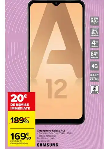Smartphone Galaxy A12 Samsung