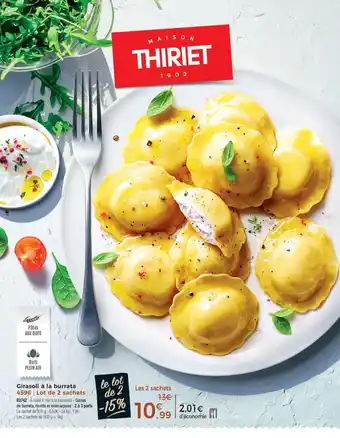 Thiriet Girasoli A La Burrata offre