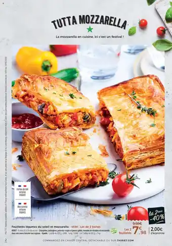 Feuilletés Légumes Du Soleol Et Mozzarella