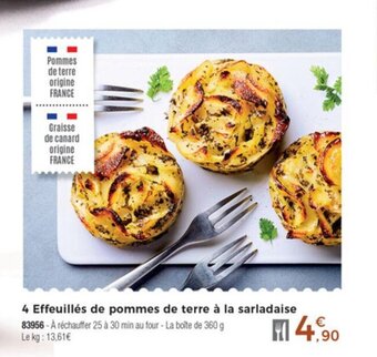 Thiriet 4 Effeuillés De Pommes De Terre A La Sarladaise offre