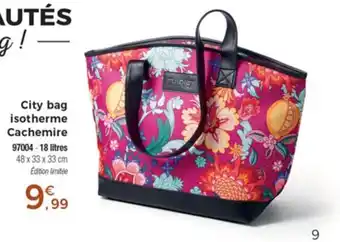Thiriet City Bag Isotherme Cachemire offre
