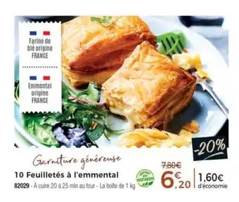Thiriet 10 Feuilletés A L'Emmental offre