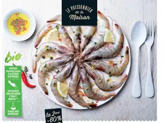 Thiriet Crevettes Entiéres Crues Biologiques offre