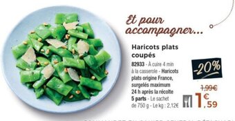 Thiriet Haricots Plats Coupés offre