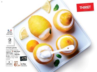 Thiriet 4 Fruits givrés offre