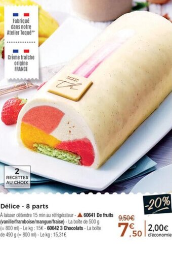Thiriet Délice - 8 parts offre