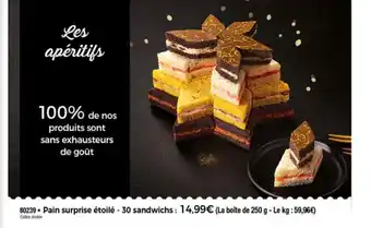 Thiriet Pain surprise étoilé offre