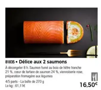 Thiriet Délice aux 2 saumons offre