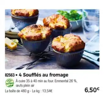 Thiriet 4 Soufflés au fromage offre