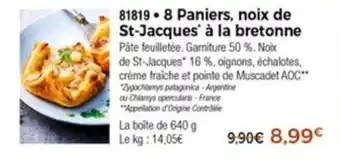 Thiriet 8 paniers offre