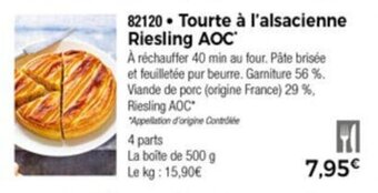 Thiriet Tourte à l'alsacienne riesling AOC offre