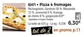 Pizza 4 fromages