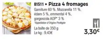 Thiriet Pizza 4 fromages offre