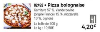 Thiriet Pizza bolognaise offre