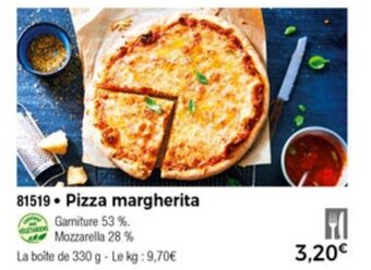 Thiriet Pizza margherita offre