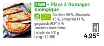 Thiriet Pizza 3 fromages biologique offre
