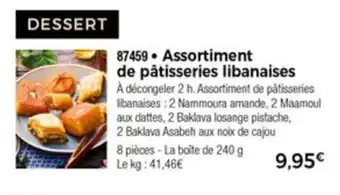 Thiriet Assortiment de pâtisseries libanaises offre