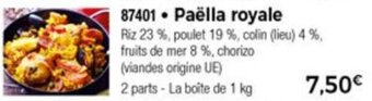 Thiriet Paëlla royale offre