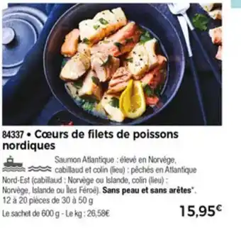 Thiriet Cœurs de filets de poissons nordiques offre