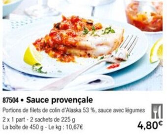 Thiriet Sauce Provençale offre