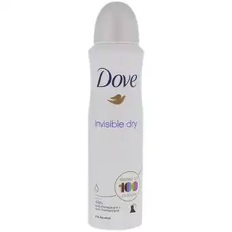 déodorant spray Dove Invisible Dry
