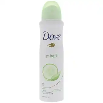 Action déo spray Dove Go Fresh offre