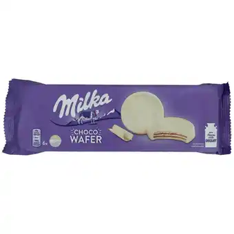 Action Gaufre au choco Milka Blanc offre