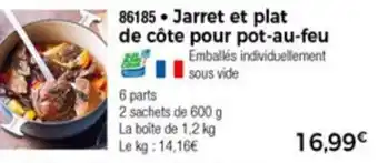 Thiriet Jarret et plat de côte pour pot-au-feu offre