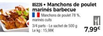 Thiriet Manchons de poulet marinés barbecue offre