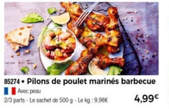 Thiriet Pilons de poulet marinés barbecue offre