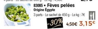 Thiriet Fèves pelées offre