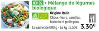Thiriet Mélange de légumes biologique offre