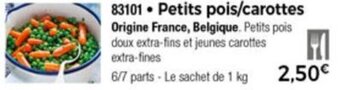 Thiriet Petits pois/ carottes offre