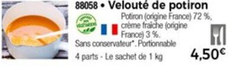 Thiriet Velouté de potiron offre