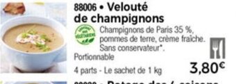 Thiriet Velouté de champignons offre
