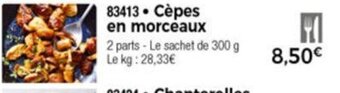 Thiriet Cèpes en morceaux offre