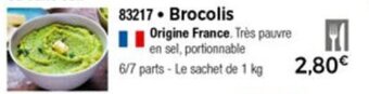 Thiriet Brocolis offre