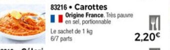 Thiriet Carottes offre
