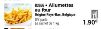Thiriet Allumettes au four offre