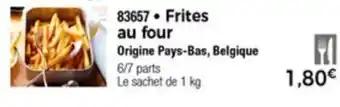 Thiriet Frites au four offre