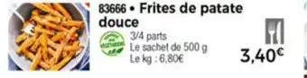 Thiriet Frites de patate douce offre
