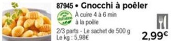 Thiriet Gnocchi à Poêler offre