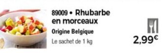 Thiriet Rhubarbe en morceaux offre